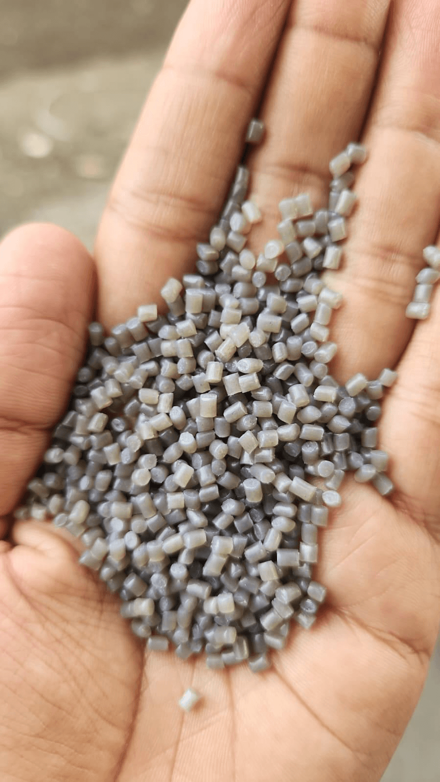 Grey / Light Grey Reprocessed LDPE Granules