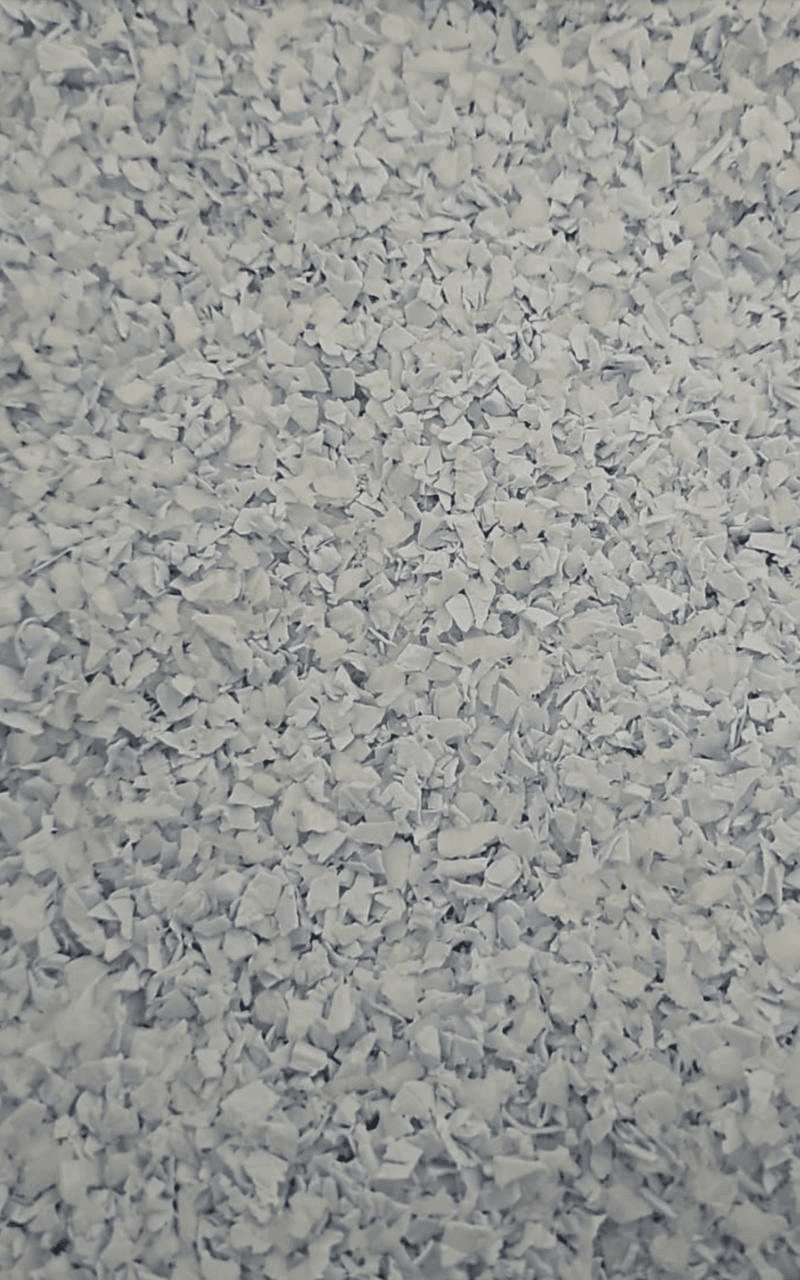 Light Blue Rigid Plastic Regrind
