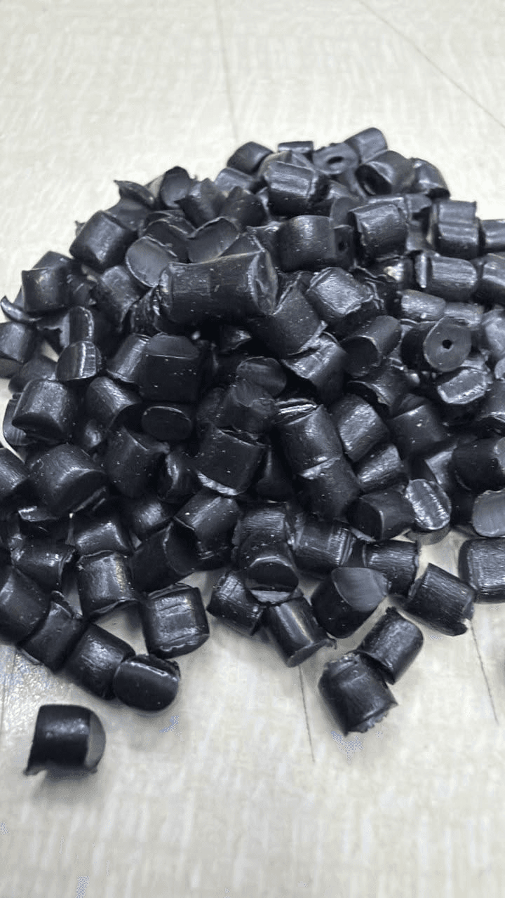 Black Reprocessed LDPE/HDPE Granules